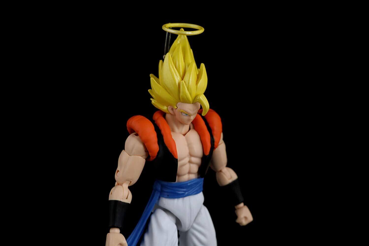 Alt View 4. Bandai - Bandai - Dragon Ball Super - Dragon Stars - Super Saiyan Gogeta Action Figure   - Collectibles - Multicolor.