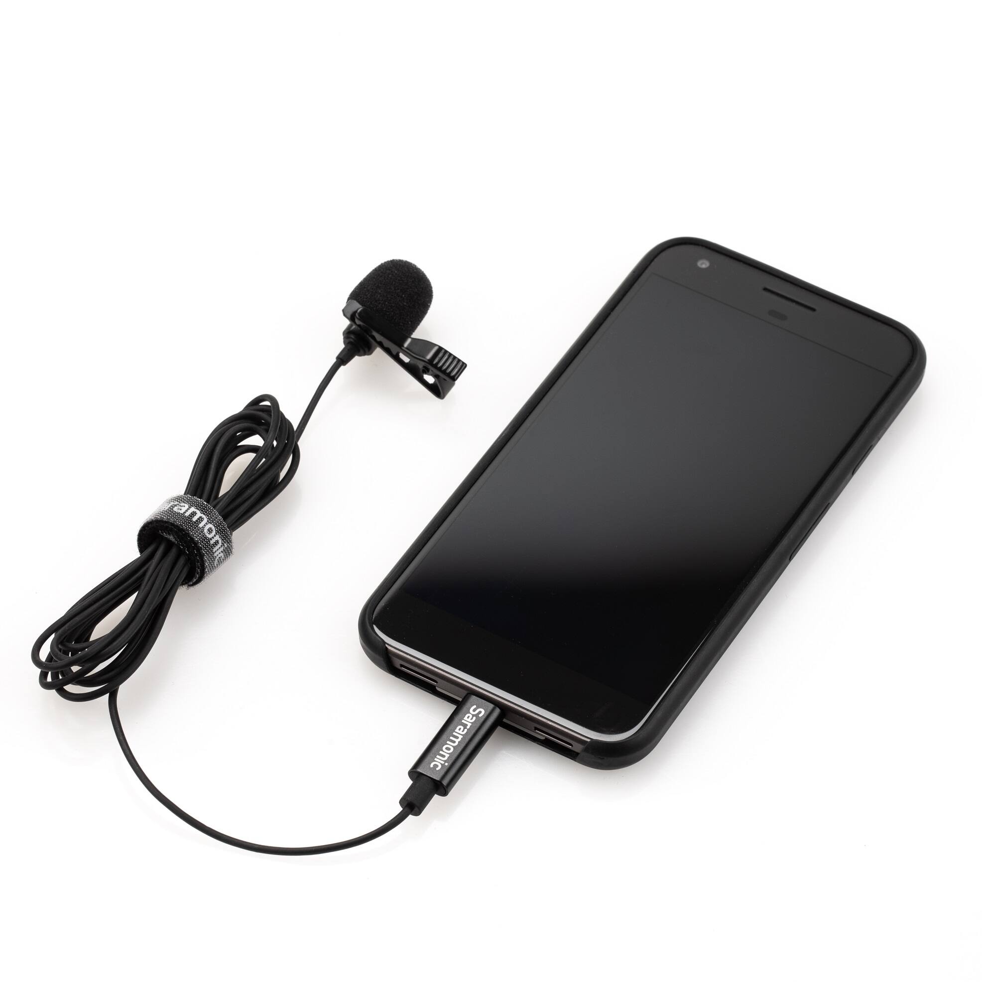 Alt View 14. Saramonic - Lavalier Mic w/ USB-C Output, 6.6' Cable & USB Adapter for Mobile Devices & Computers - Black.