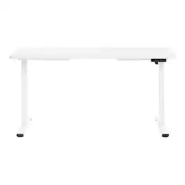 OSP Home Furnishings - 59"W Sit to Stand Electric Desk - White