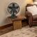 Alt View 1. Optimus - Optimus 12 Inch Retro Oscillating Table Fan with Oil Rubbed Bronze Finish - Bronze.