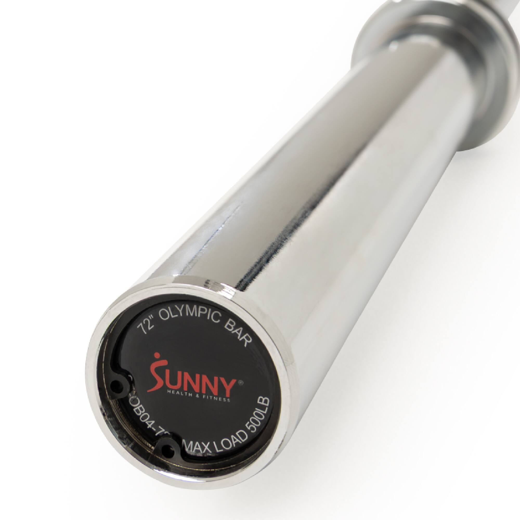 72" OLYMPIC BAR  
SUNNY HEALTH & FITNESS  
MODEL: OB04-7  
MAX LOAD 500LB