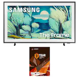 Samsung - QN43LS03FAFXZA 43 Inch The Frame QLED 4K Art Mode Vision AI Smart TV with 2 Year Amber Protection Plan (2025)