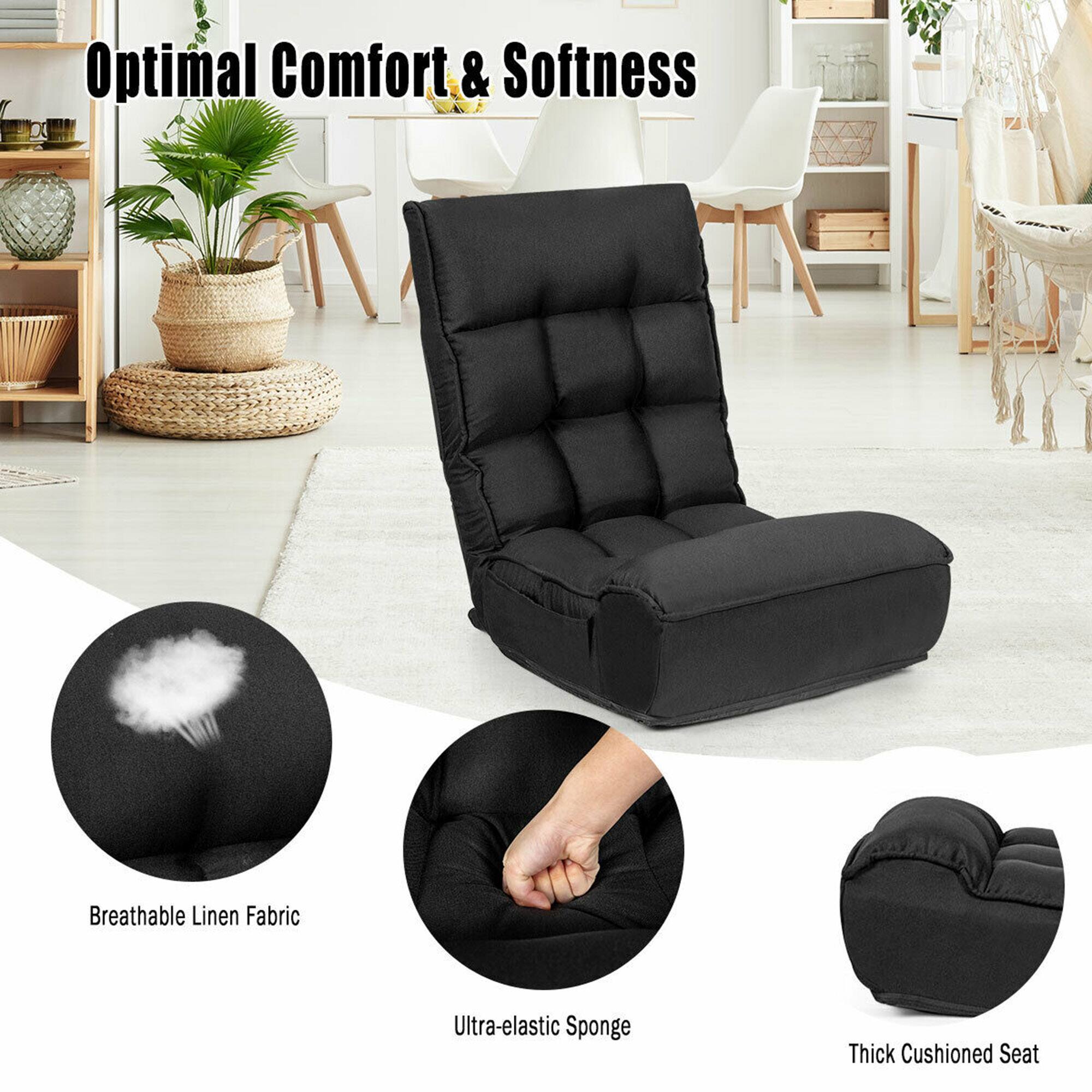 Optimal Comfort & Softness

- Breathable Linen Fabric
- Ultra-elastic Sponge
- Thick Cushioned Seat