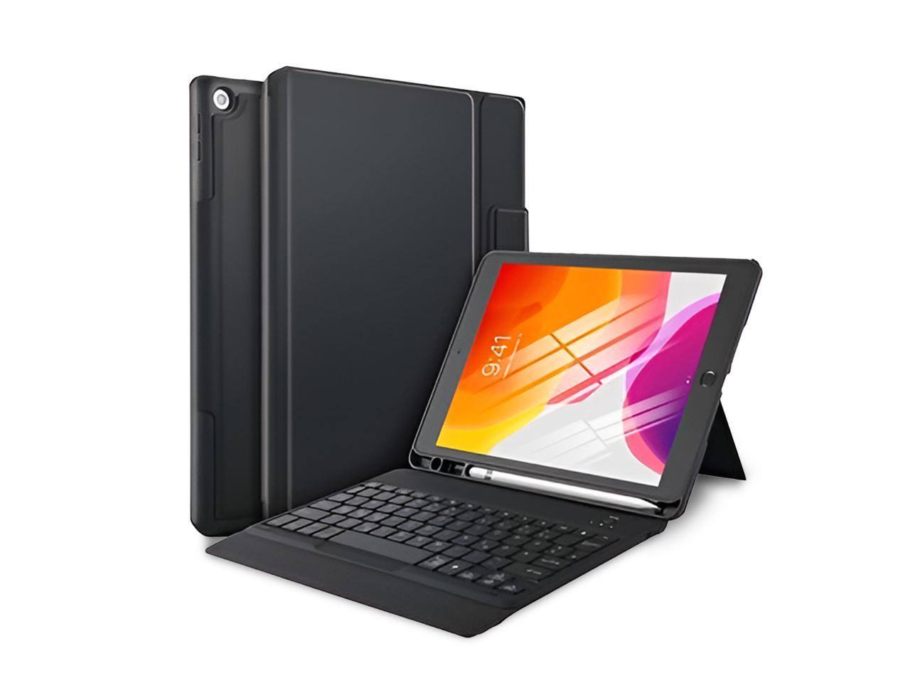 Front. CODi - CODi Bluetooth Keyboard Case for Apple iPad 10.2” (7th, 8th, and 9th Generation) - Black.