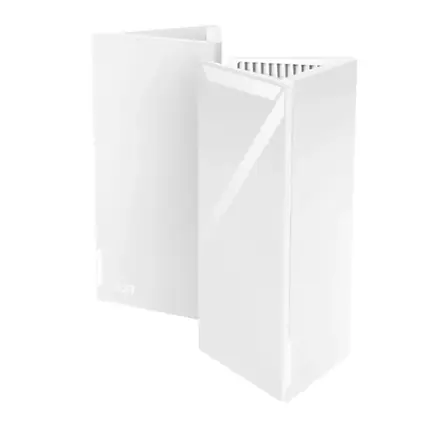 Front. MSI - Roamii WiFi 7BE Dual-Band Lite Mesh System, 2pk - White.