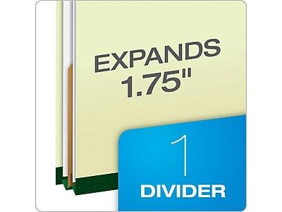EXPANDS 1.75"  
1 DIVIDER