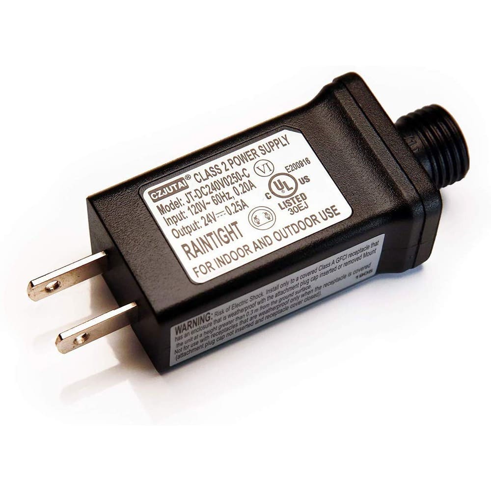 ACJPR - 24V LED Power Adapter – Class 2, UL Listed, for Tree & Strip Lights