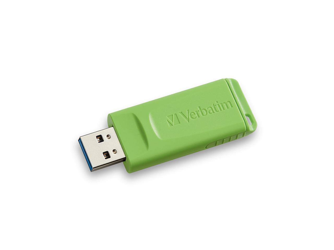 Alt View 9. Verbatim - Verbatim 99122 Store N' Go 16 GB USB Flash Drives - Assorted (3/Pack) - Blue; Green; Red.