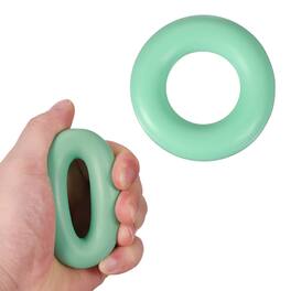 Unique Bargains - Grip Strength Trainer Rings, Portable Hand Grip Strengthener Finger Forearm - For Workout Fitness, 2.8" & 40 LB - Green