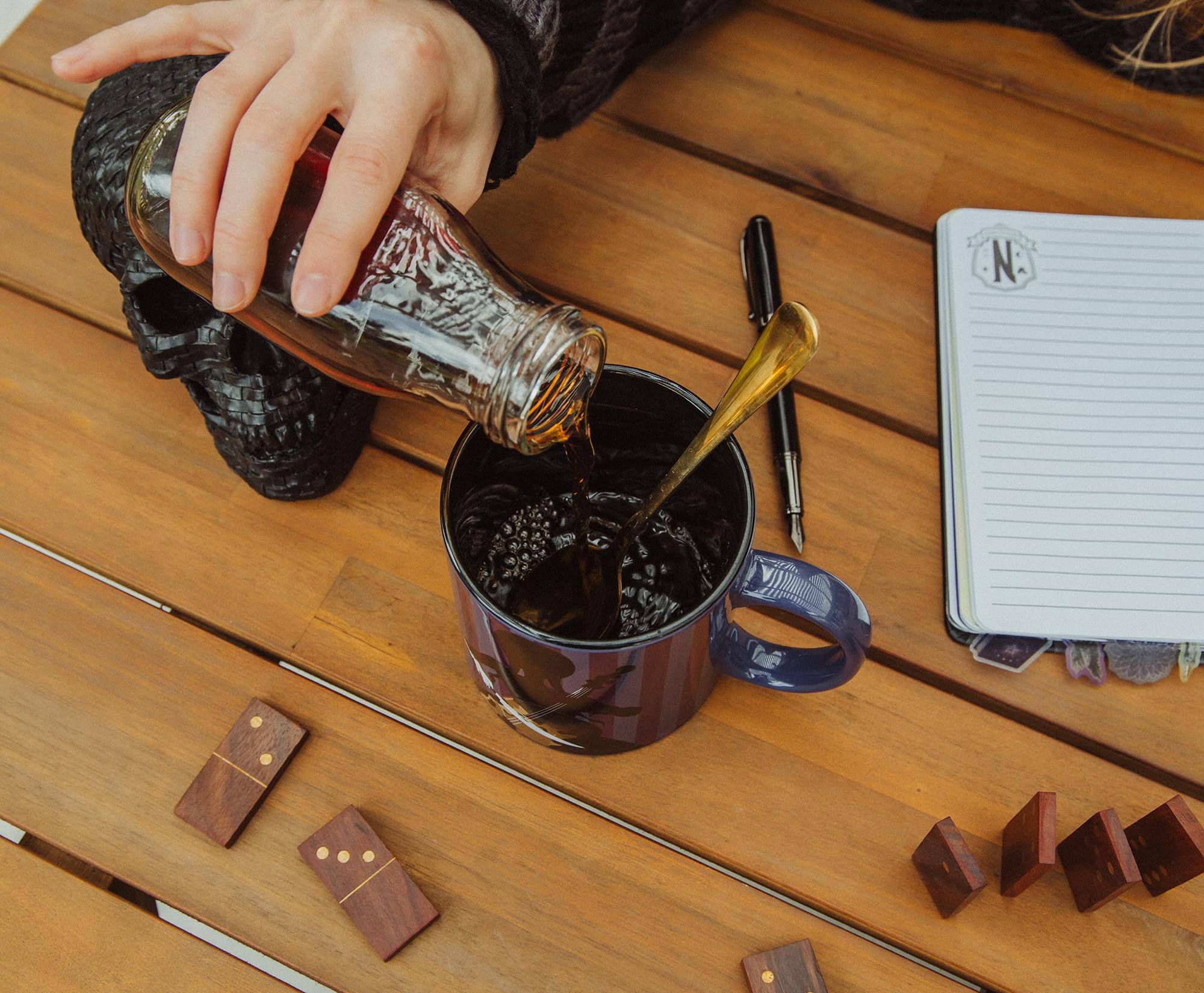 Alt View 3. Silver Buffalo - Addams Family Wednesday Cello Silhouette Ceramic Mug | Holds 20 Ounces - Purple.