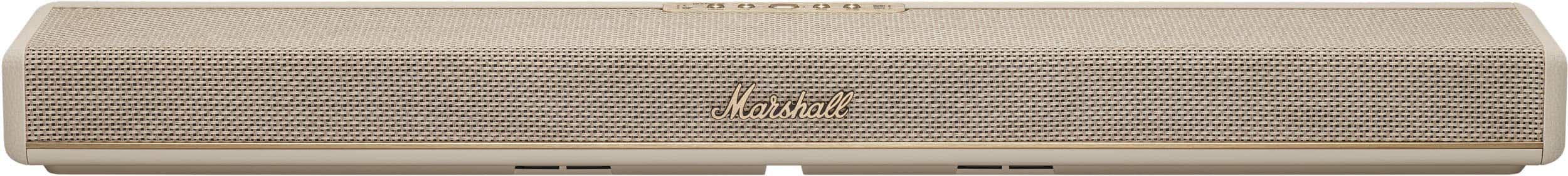 Marshall - Heston 60 Soundbar with Dolby Atmos Immersive Sound for TV / Movies / Music - Cream - Front_Zoom