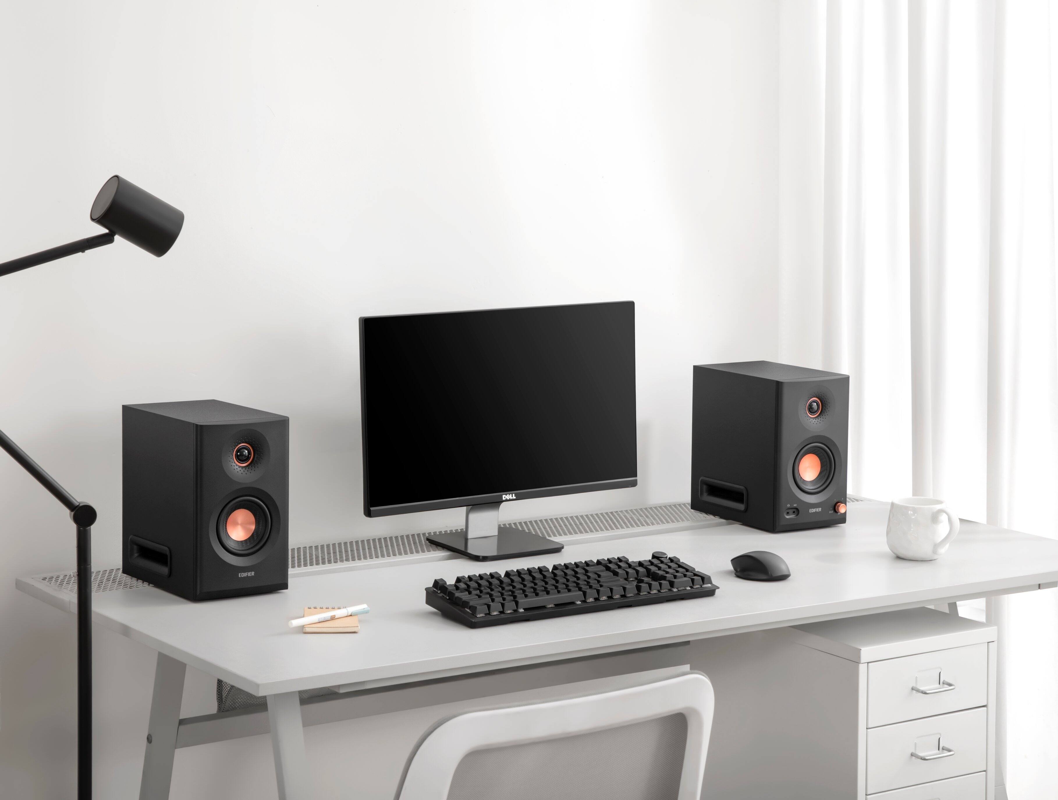 Alt View 8. Edifier - MR5 Powered Studio Monitor 2.0 Speakers (Pair) - Black.
