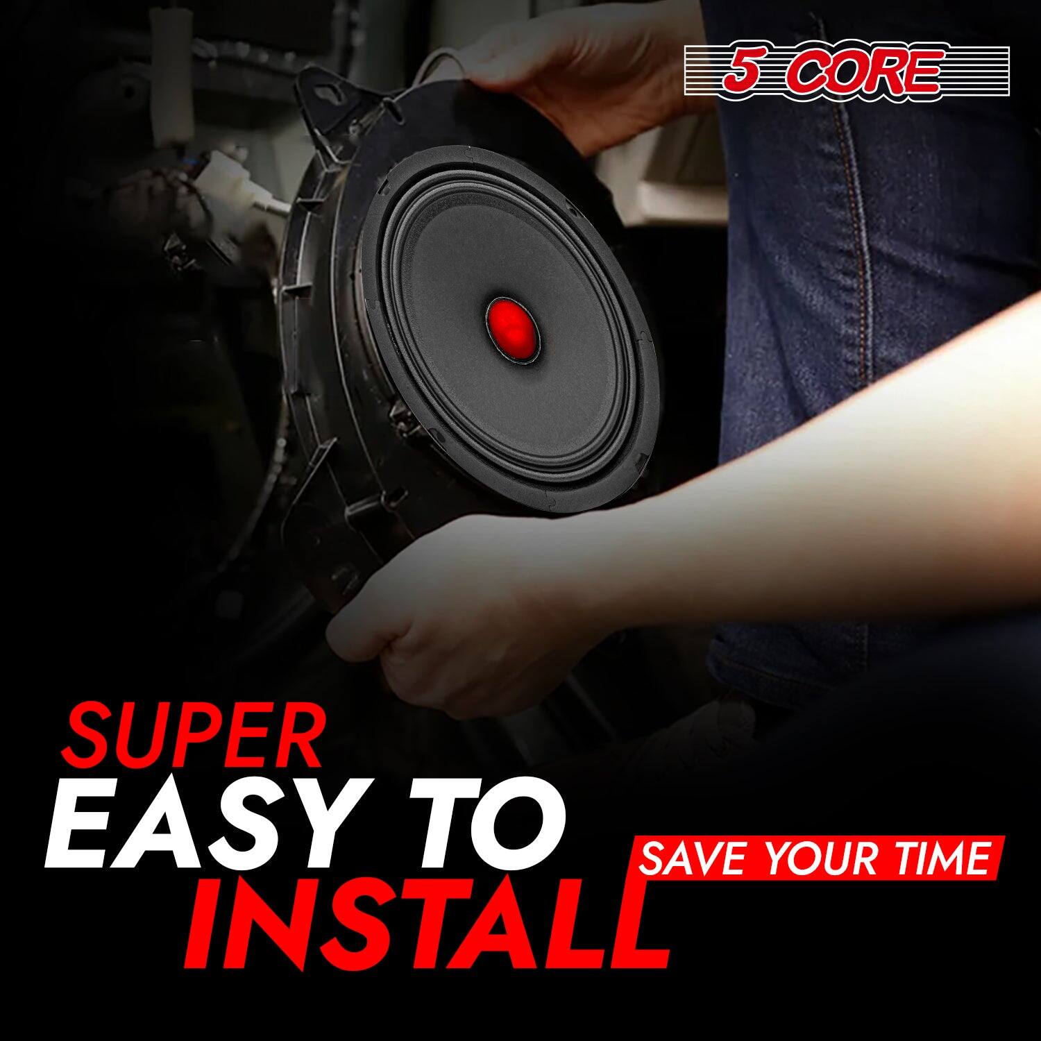 5 CORE

SUPER EASY TO INSTALL

SAVE YOUR TIME