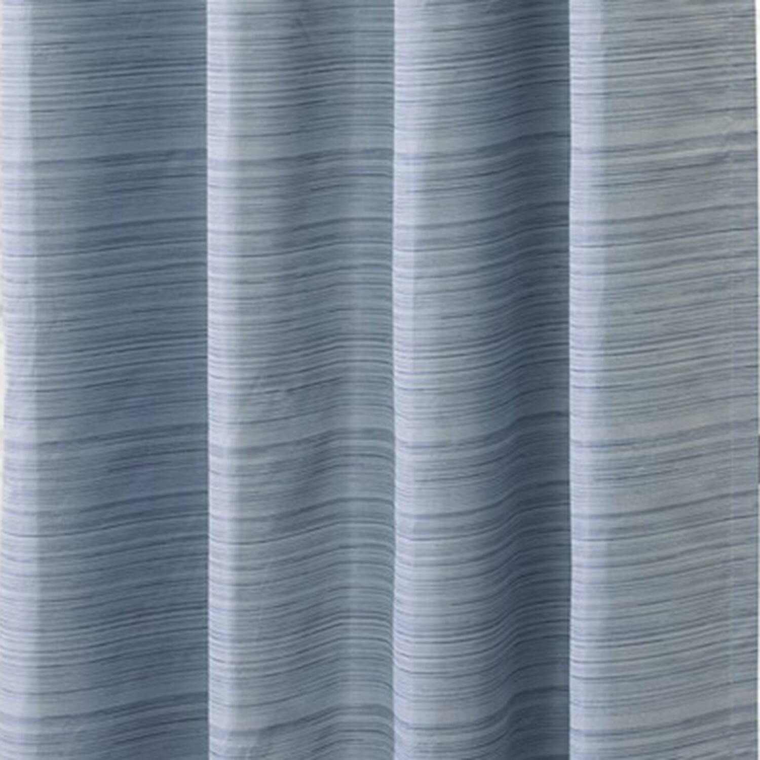 Left. Commonwealth Home Fashions - Thermaplus Solstice Room Darkening Grommet Curtain - 52"x84" Navy - Navy.