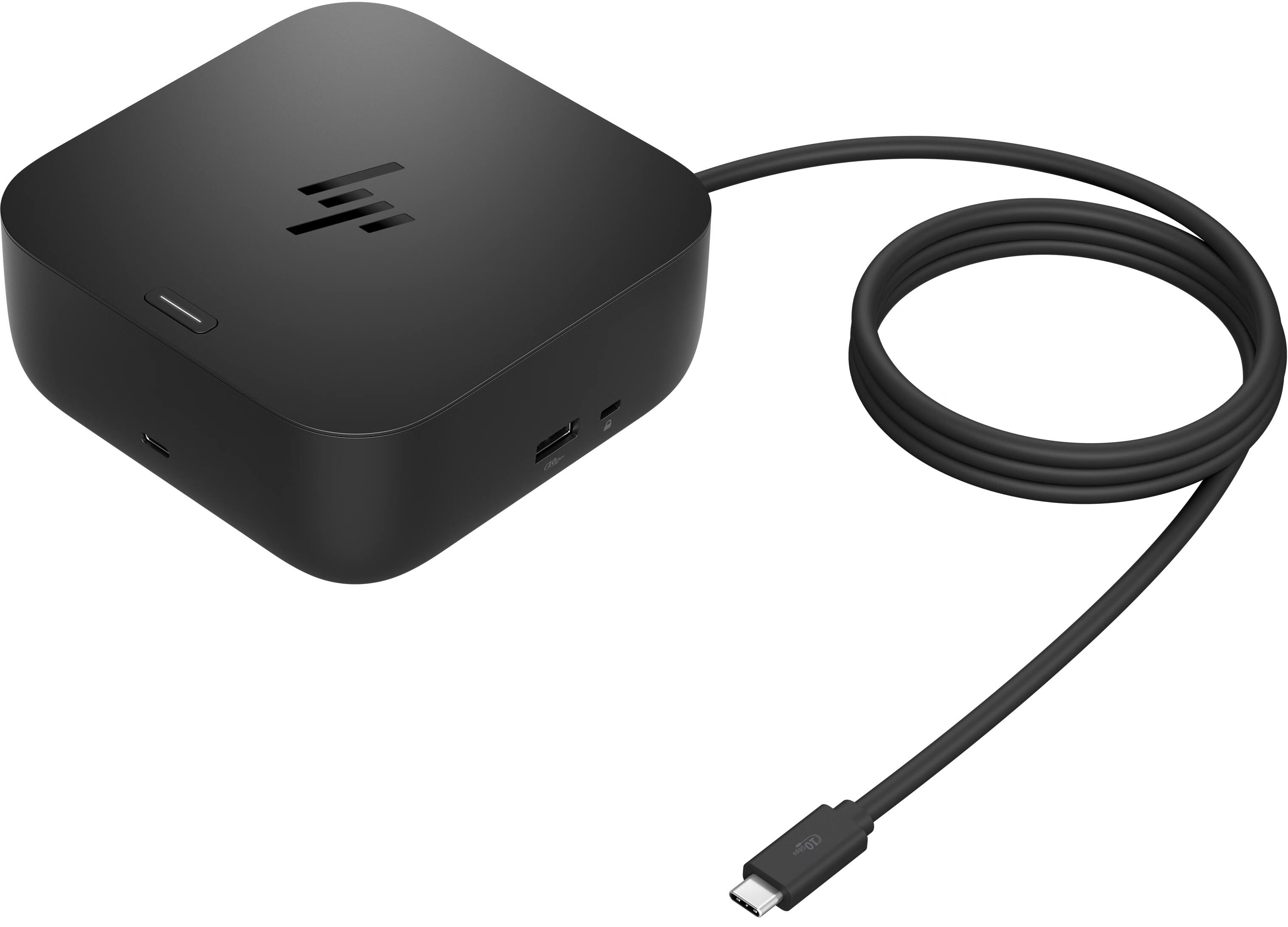 Alt View 1. HP - HP USB-C 100W G6 Docking Station BS7S5AA#ABA Bundle with Dockztorm Hub, HDMI, DisplayPort, Ethernet, USB-A Ports - Black.