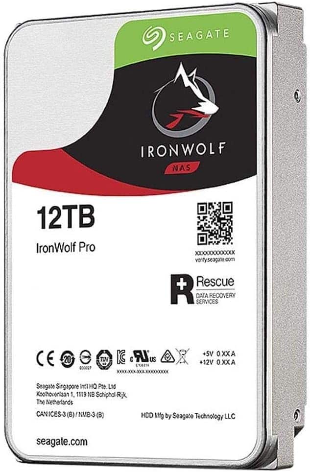 内蔵型ハードディスクドライブ Seagate IronWolf Pro 12TB HDD Seagate IronWolf Pro 12TB NAS Hard Drive 7200 RPM 256MB Cache CMR
