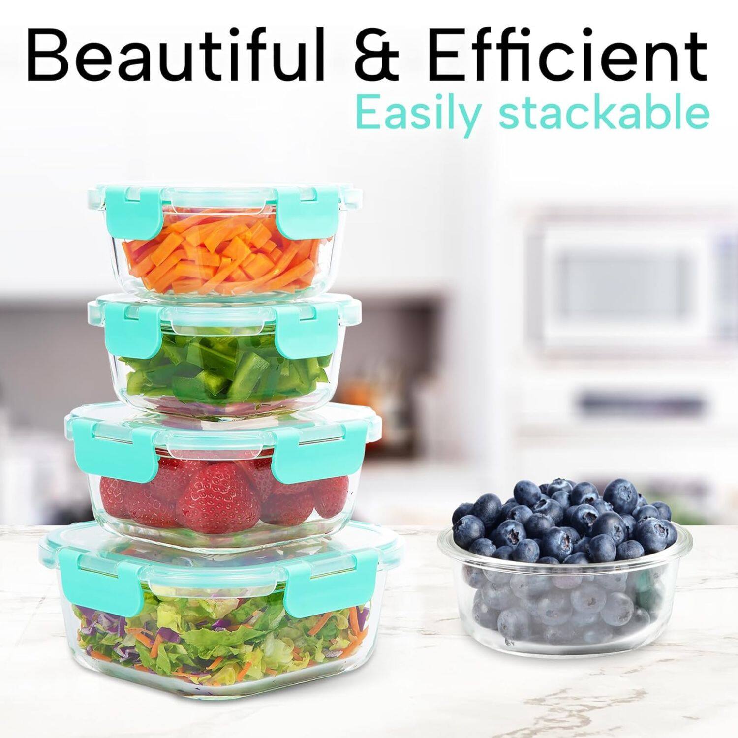 Beautiful & Efficient
Easily stackable