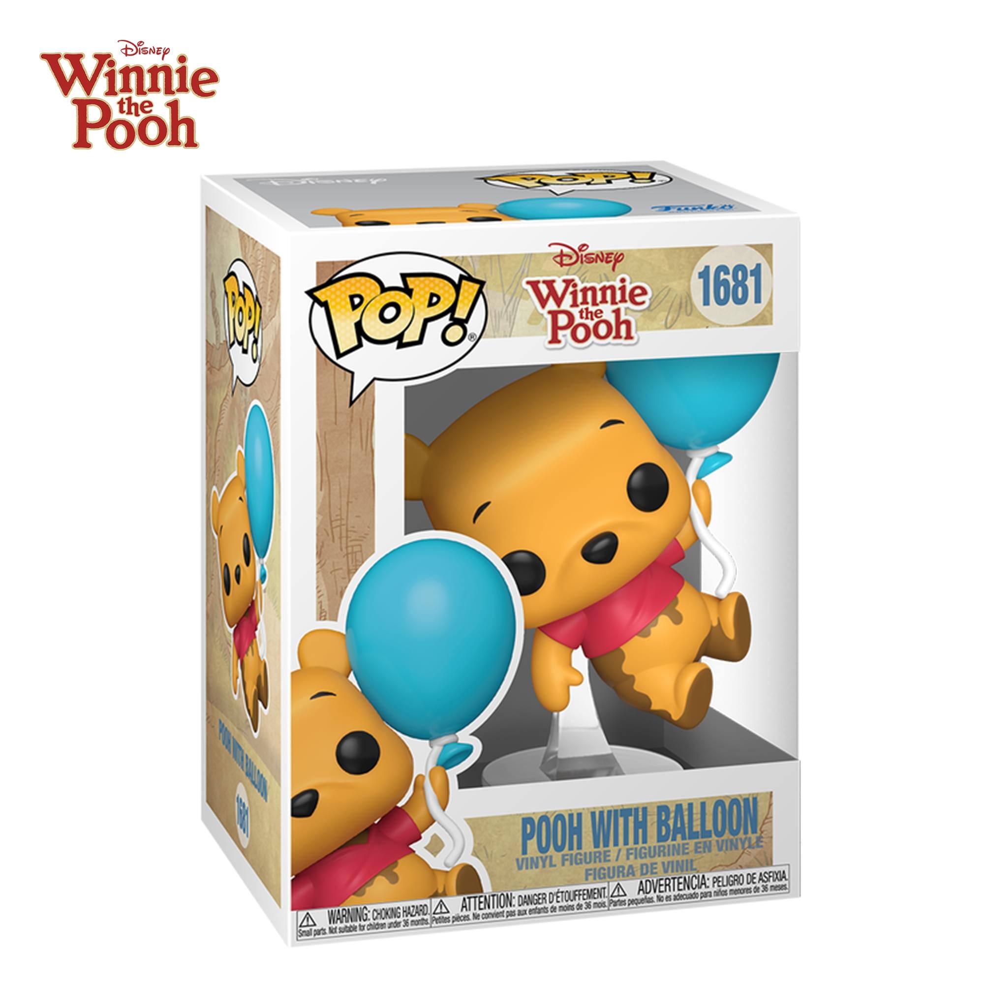 Disney Winnie the Pooh Coy FIEA Disney Winnie 1681 M POP! the Pooh POOH WITH BALLOON FIGURINE EN VINYLE FIGURE / VINYL DE VINIL FIGURA PELIGRO DE ASFIA D'TOUFFEMENT A ADVERTENCIA: -c nrE . 3 nen 1 - adua part A ATTENTION: DANGER - x mot Partes pequetes HAZARD enters a nom WARNING CHOKING crvier - an A picas M - ade x marths Petfies M sabe  Sna
