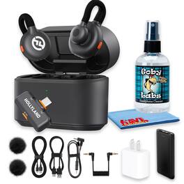 HollyView - Hollyland LARK M2S DUO USB C Dual Wireless Microphone Bundle - Black