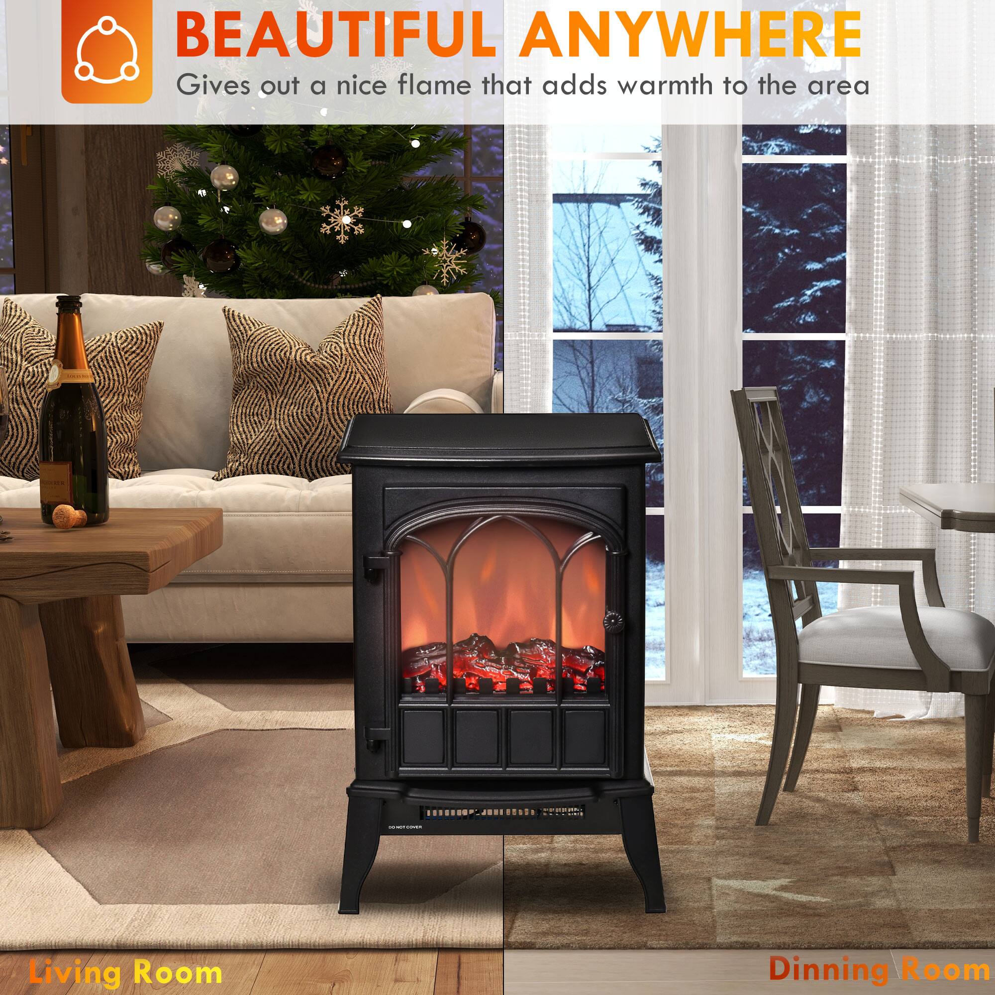 BEAUTIFUL ANYWHERE  
Gives out a nice flame that adds warmth to the area

Living Room  
Dining Room