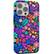 Left. ArtsCase - StrongFit Designers Case for Apple iPhone 14 Pro Max - Blue Cute Flowers I.