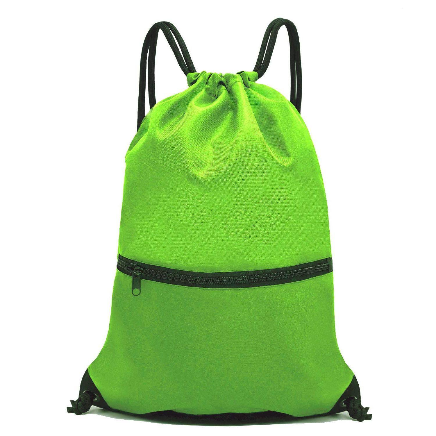 Live At Space Drawstring Backpack Bag Sport Gym Sackpack Green ...