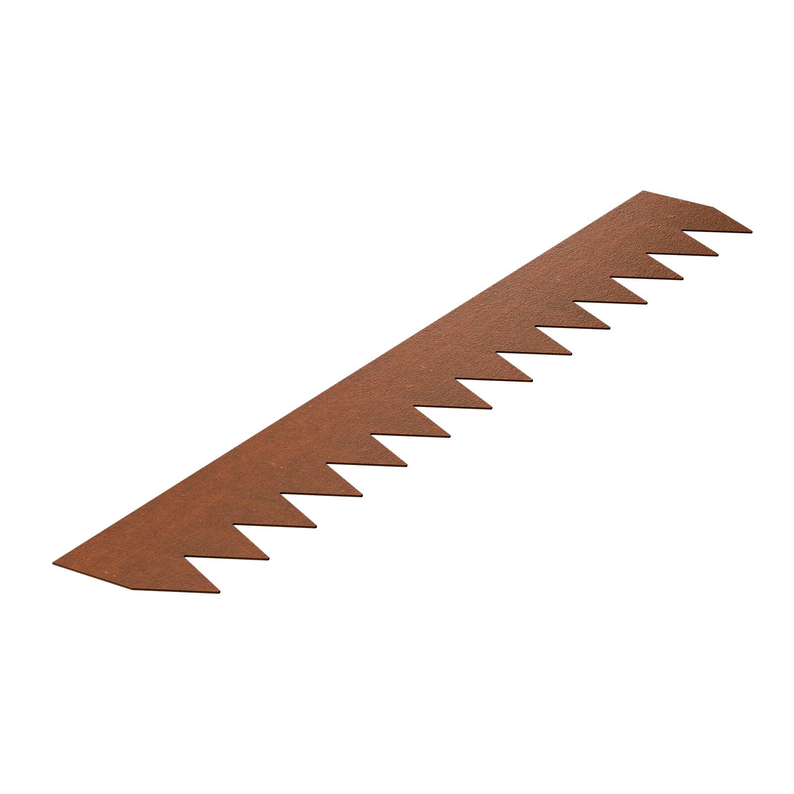 Alt View 5. VEVOR - Steel Landscape Edging, 6 Packs 40 x 6 in Weather-Resistant & Pre-Rust Metal Landscape Edging - Rust.