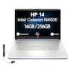 HP 14 Intel Celeron N4500 16GB/256GB / Bluetooth 5.4 Wi-Fi 6