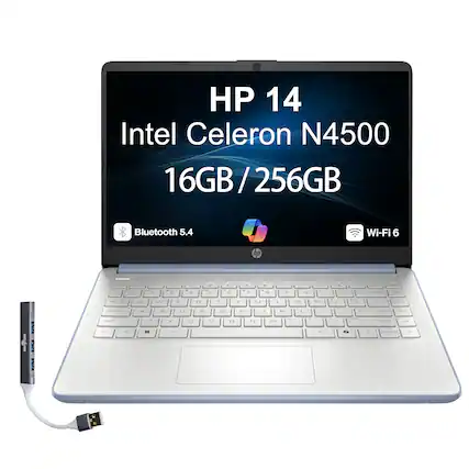 HP 14 Intel Celeron N4500 16GB/256GB / Bluetooth 5.4 Wi-Fi 6