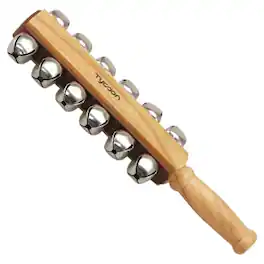 Tycoon Percussion - 2-Row Jingle Bells, Durable Construction, Clear Resonant Sound, Holiday Music & Festive Performances