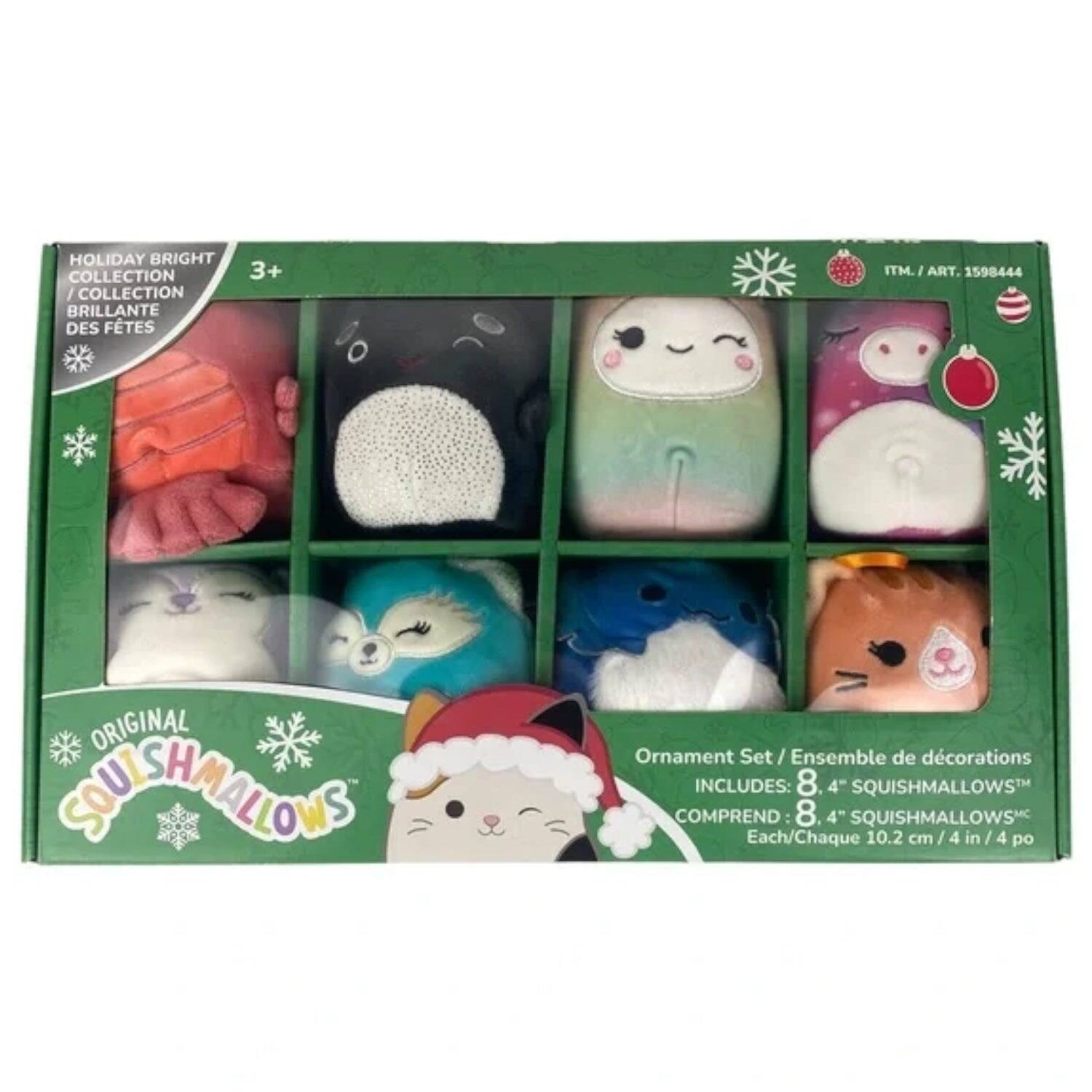 HOLIDAY BRIGHT COLLECTION / COLLECTION BRILLANTE DES FÊTES

3+

ITM. / ART. 1598444

ORIGINAL SOULSHMALLOWS

Ornament Set / Ensemble de décorations

INCLUDES: 8 4" SOULSHMALLOWS™
COMPREND: 8 4" SOULSHMALLOWS™

Each / Chaque 10.2 cm / 4 in / 4 po
