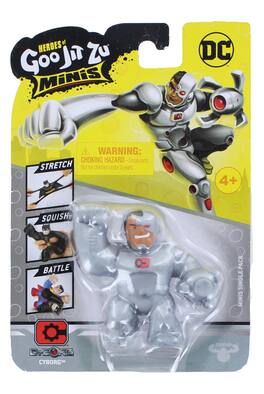 Moose Toys - DC Heroes of Goo Jit Zu Squishy Mini Figure | Cyborg - Silver