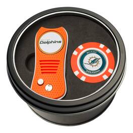 Team Golf - Miami Dolphins Switch Chip Golf Tin Set - Multicolor