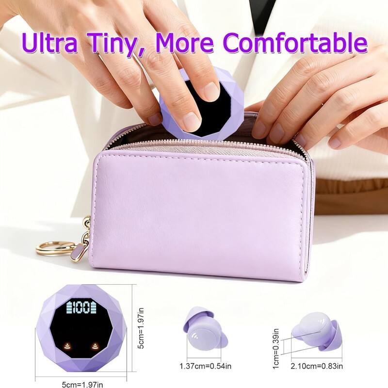Ultra Tiny, More Comfortable

5cm = 1.97in  
1.37cm = 0.54in  
1cm = 0.39in  
2.10cm = 0.83in