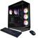 Front. CyberPowerPC - Gaming Desktop - AMD Ryzen 7 9700X - NVIDIA GeForce RTX 5060 8GB - 16GB DDR5 - 1TB PCIe 4.0 SSD - Black.
