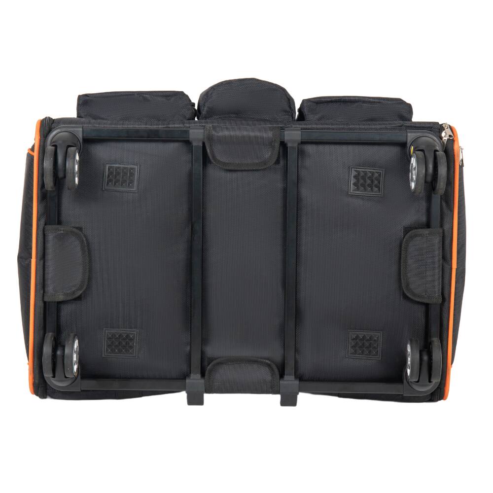 Alt View 7. JUJABU - 2 in 1 Large Cat Carrier with Wheels for 2 Cats, Expandable Foldable Double Pet Carrier with Removable Divider.