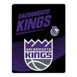 Sweet Home Collection - NBA Sacramento Kings 60" x 80" Raschel Throw Blanket - Black