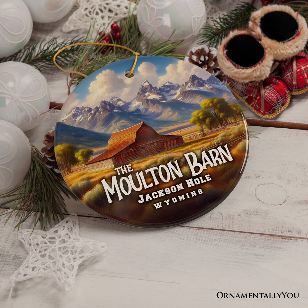THE MOULTON BARN JACKSON HOLE WYOMING  
ORNAMENTALLY YOU
