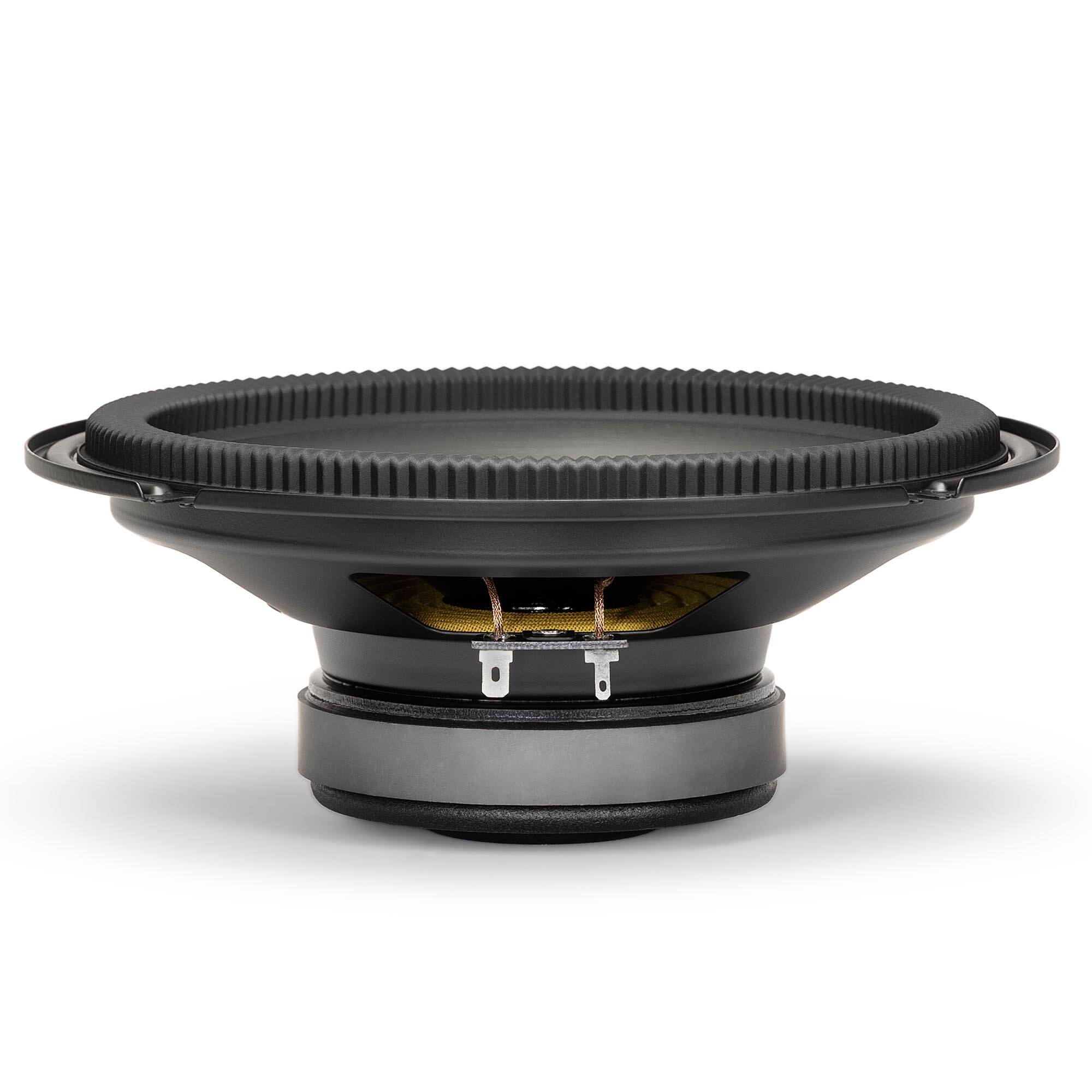 Alt View 4. Alpine - Alpine BRV-S80C 8" BassRev™ Component Speaker Set - Black/Gray.