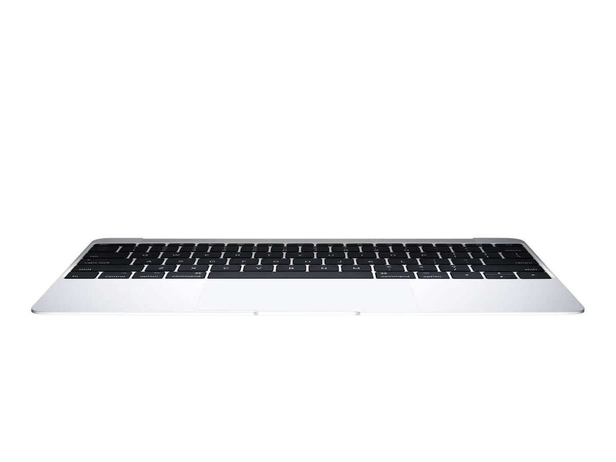 Back. Apple - Apple 12" MacBook (Mid 2017, Silver) (Spanish Keyboard) MNYH2E/A - Silver.
