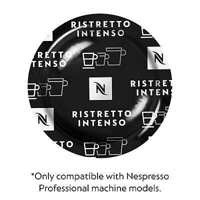 RISTRETTO INTENSO  
RISTRETTO INTENSO  
RISTRETTO INTENSO  

*Only compatible with Nespresso Professional machine models.