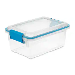 Sterilite - 7.5 Quart Clear Plastic Home Storage Box with Latching Lids, (24 Pack)