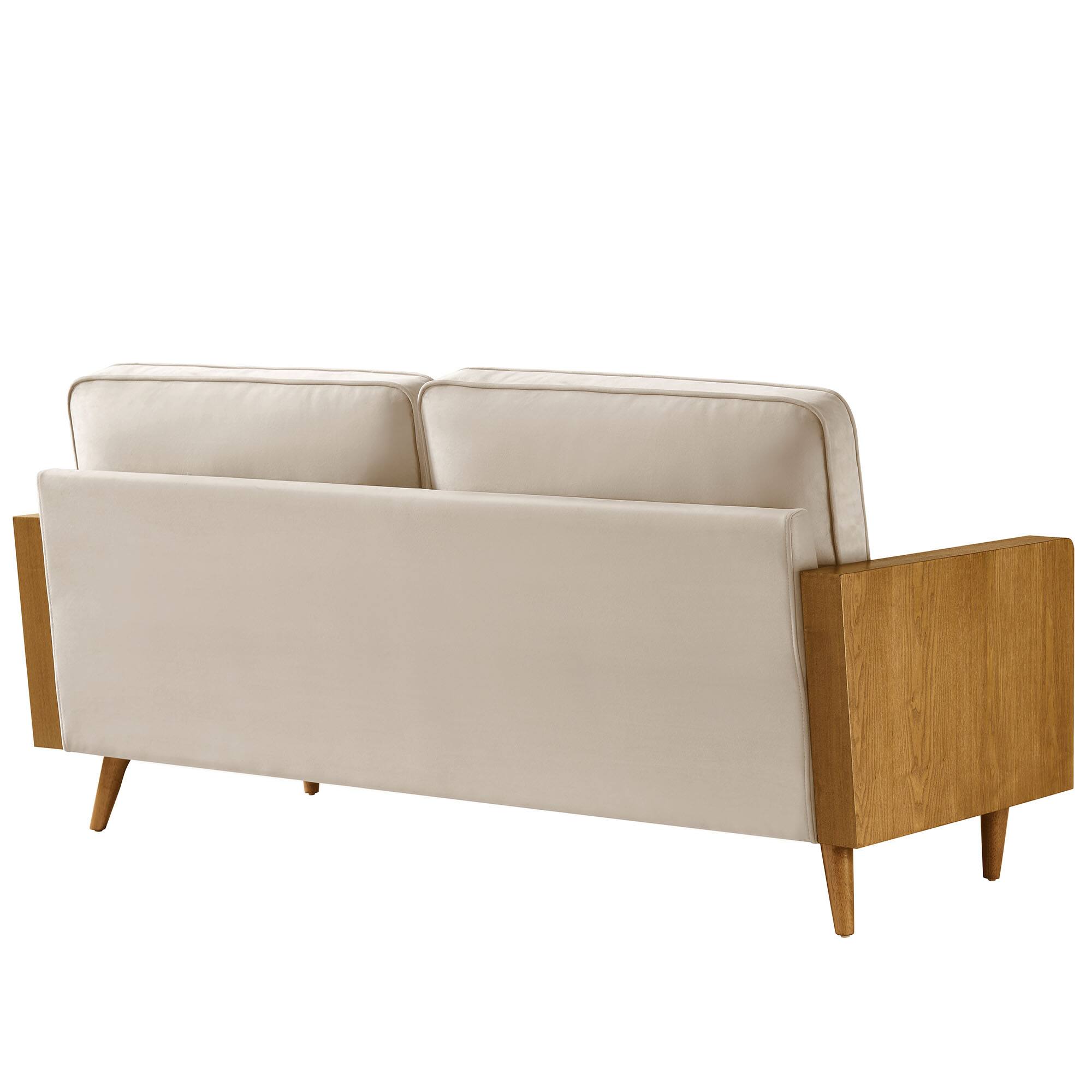 Alt View 1. Modway - Kellan Performance Velvet Sofa by Modway - Gray.