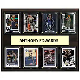 C&I Collectibles - Anthony Edwards Minnesota Timberwolves 12" x 15" Trading Card Plaque - Multicolor
