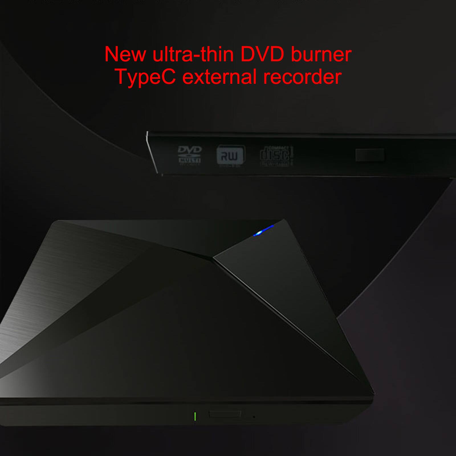 New ultra-thin DVD burner TypeC external recorder