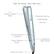 Get to know your flat iron:
1. Ceramic-coated plates: 1 in.
2. INFINITI CONAB PRO 30-second heat-up: Single voltage auto off
3. LED temperature indicators: Power ON/OFF button
4. Temperature select button: Swivel line cord