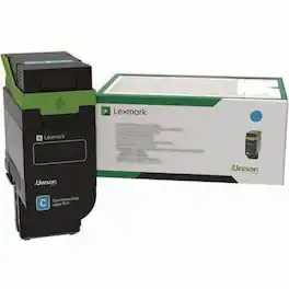 Lexmark - Original Laser Toner Cartridge - Return Program - 1 Each - 2000 Pages - Cyan