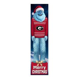 Fan Creations - Georgia Bulldogs 48" Yeti Christmas Leaner - Multicolor