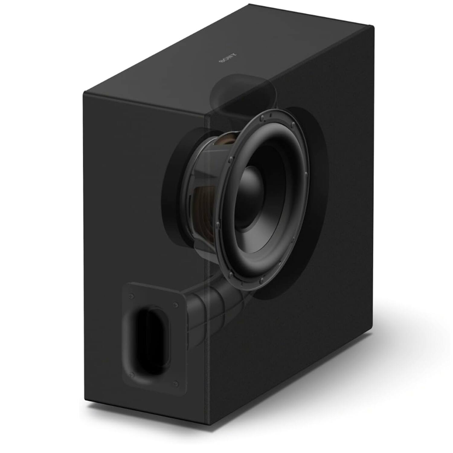 Alt View 3. Sony - SA-SW8 BRAVIA Theater Sub 8 300W Wireless Subwoofer + HDMI Cable & 26-Month Extended Warranty Protection - Black.