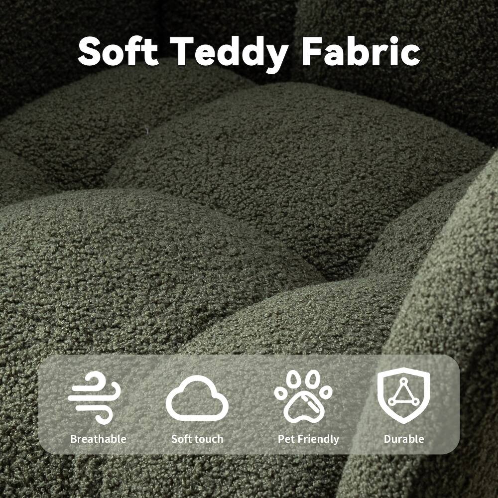Soft Teddy Fabric  
Breathable  
Soft touch  
Pet Friendly  
Durable